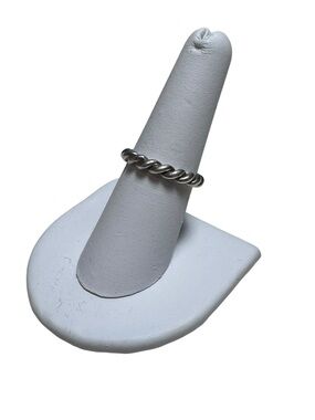 Sterling 925 Cable Rope Ring